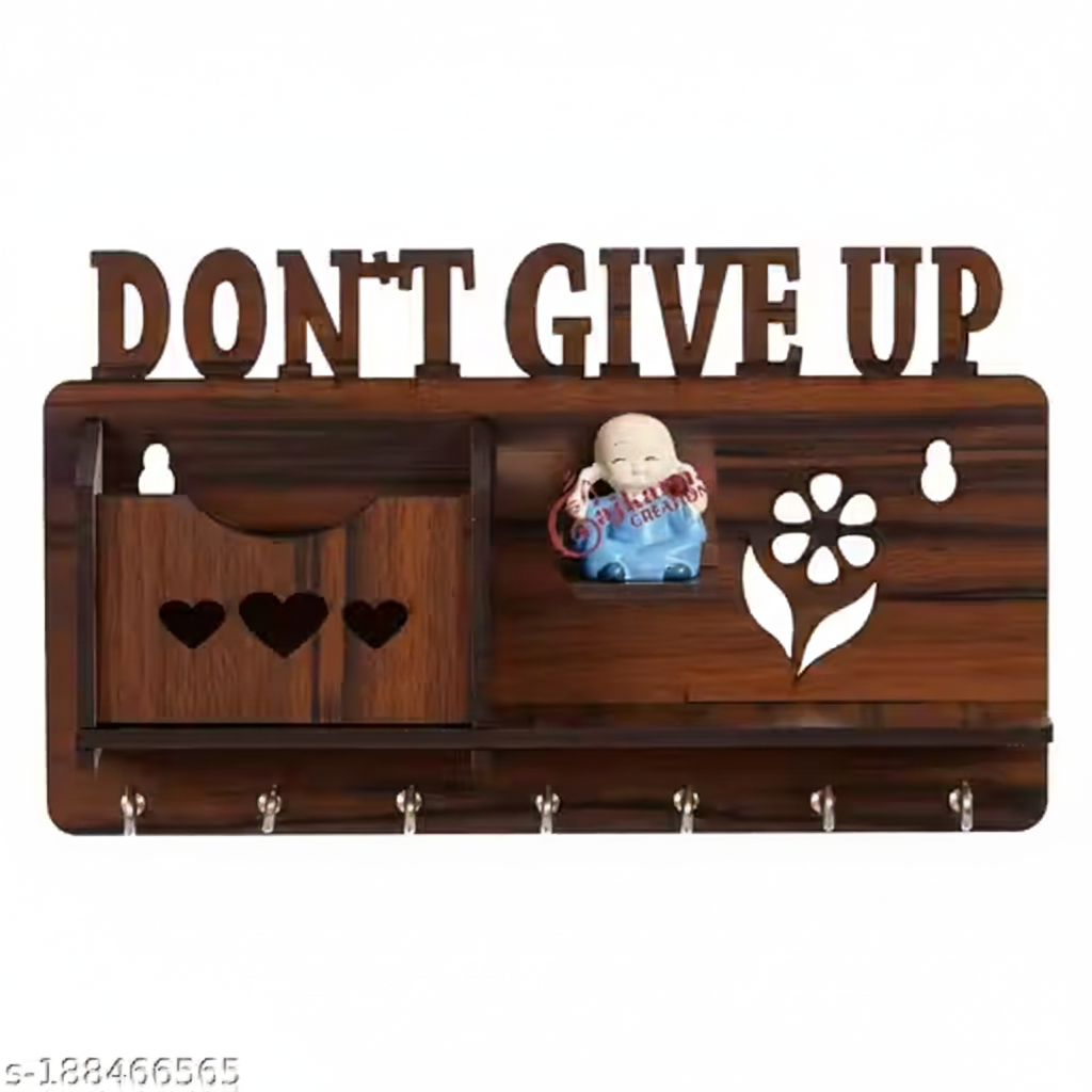 Gajkarna Creations Beautiful key Holder For Wall Dont Give Up Design Key Holders