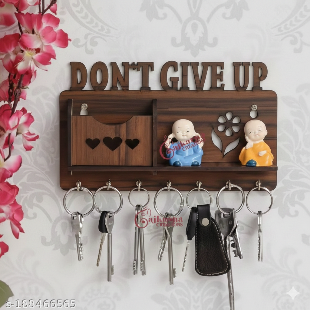 Gajkarna Creations Beautiful key Holder For Wall Dont Give Up Design Key Holders